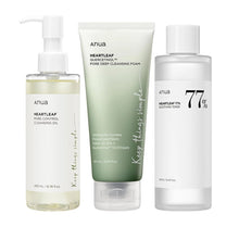 Anua Cleansing & Moisturizing Skin Care Set