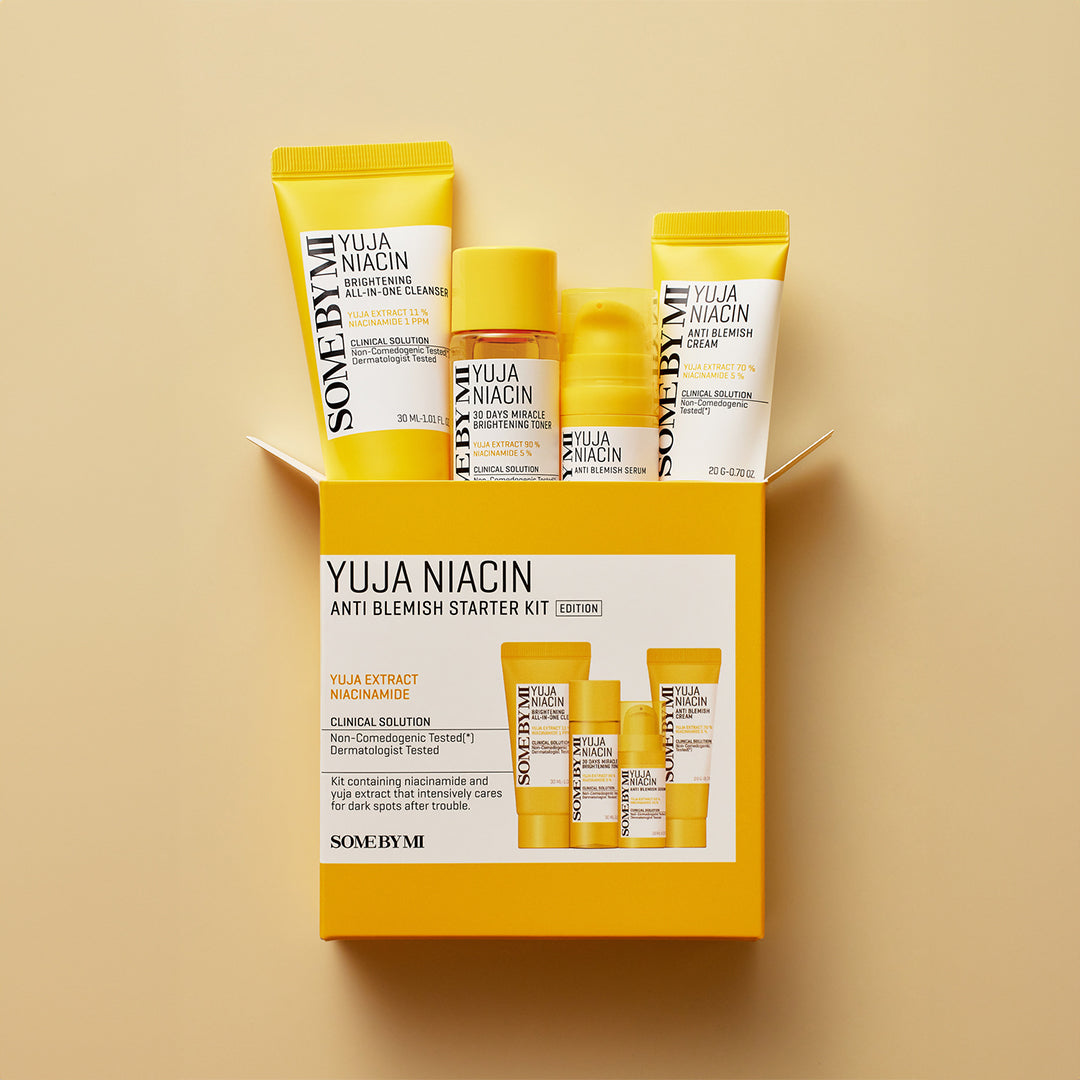 Yuja Niacin Dark Spot Lightening Set - 4 Pieces – بيوتي تايم