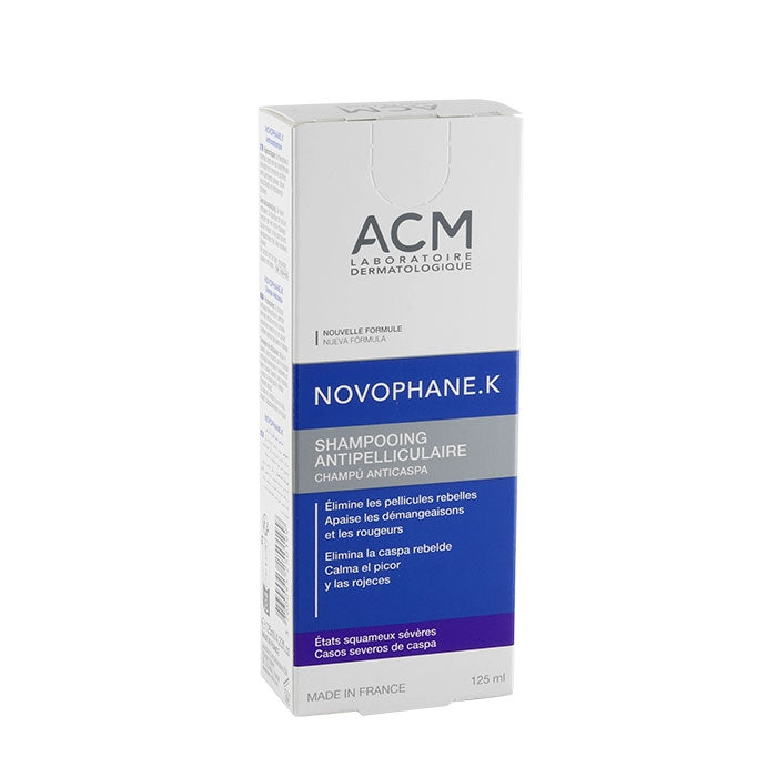 Novophen Tonico ACM Novophane.K Anti-Dandruff Shampoo - 125ml – بيوتي تايم